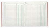 Exacompta - ref. 930E - 1 Register voor ontvangsten en uitgaven - Genummerd - Verticaal formaat - Afmetingen: 21 x 19 cm - 80 pagina's - Willekeurige kleuren