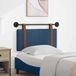 vidaXL - Hangend hoofdbord - Blauw - Antiek - PU