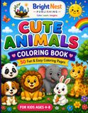 Cute Animals Coloring Book