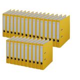 Centra Standaard ordner (grijze RC, gelamineerd met PP-folie, A4, 8 cm rugbreedte, chromos) 50mm geel