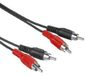 Hama 5m Cinch-Kabel M/M 2 x Cinch Schwarz, Rot, Silber