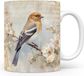 Witte mok met Sneeuwgors print - 0.33 l - Koffie- of theeglas - Vaatwasser- en magnetronbestendig