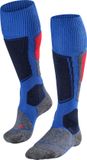 FALKE SK1 warm dik wol functioneel materiaal skisokken heren blauw - maat 44-45