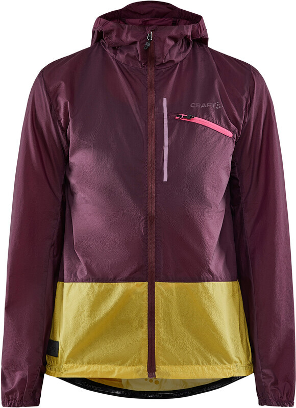 Craft ADV Offroad Windjack Dames, violet/geel