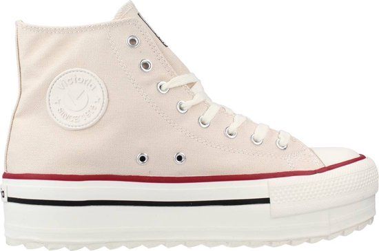 Victoria 1061121V Beige 41 EU - Dames Lage Sneakers - Textiel - Lente/Zomer 2024