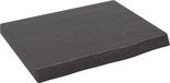 vidaXL Wastafelblad 40x30x(2-4) cm behandeld massief eikenhout donkerbruin