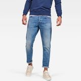 G-Star 3301 Regular Tapered Heren Jeans W28/L30 worn in azure