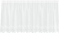 vidaXL Lacegordijn Wit 80 x 300 cm Polyester