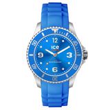 Ice Watch ICE steel - Blue forever 020361 Horloge - Unisex - Siliconen - Blauw - Ø 35 mm
