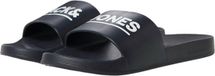 Jack & Jones JFWOLLIE SLIDER Logo Badslipper Antraciet - Maat 41