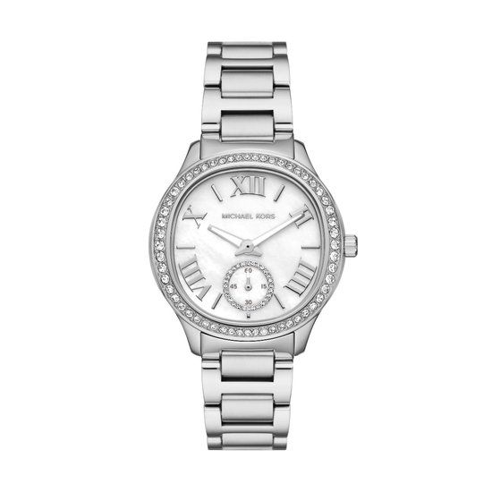 Michael Kors Sage MK4807 Horloge Dames - Zilverkleurig - 38 mm