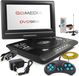 Gomedia Lecteur DVD portable 980, 9,8 pouces, 300 jeux, fonction menu polonaise, antenne USB