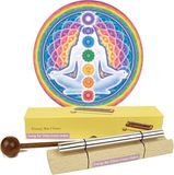 Yogi & Yogini Klankstaaf Chakra Healing 7e chakra-toon - 16.3 cm