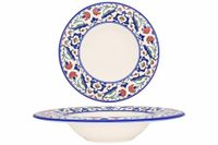 Bonna Pastabord - Kadim - Porselein - 28 cm - Set van 2