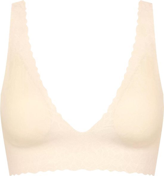 Sloggi Women ZERO Feel Lace 2.0 Top - bralette - beige - Maat: S