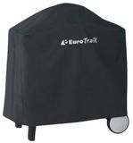Eurotrail Grill Cover 85 Black Polyester Waterproof 860x370x890mm