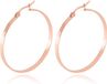 Cilla Jewels Dames oorringen Edelstaal Goudkleurig-60mm