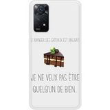 Xiaomi Siliconen hoesje compatibel met Redmi Note 11 Pro, Xiaomi Redmi Note 11 5G Eet taarten