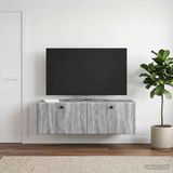 Maison Exclusive - Meuble TV mural 98 x 31 x 30 cm Sonoma gris bois d'ingénierie