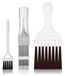 Brosse pour radiateur - Brosse pour condenseur - Jeu de 3 pièces - Climatiseur - Peigne à ailettes