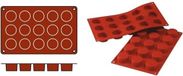 Silikomart Bakmat Petits-Fours (Cap.15St.) - SiliconFlex 070058 - Rood