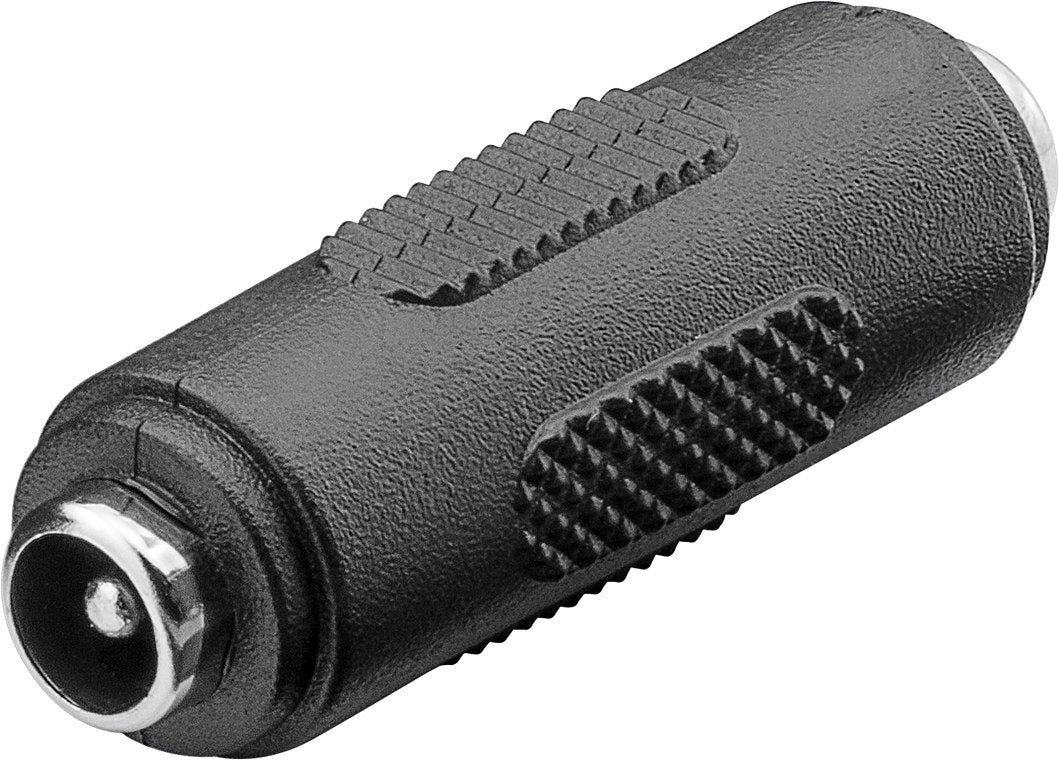 Goobay DC Connector (5.50 x 2.10 mm) - Female to Female - Black