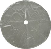 Decoris Kerstboomrok - Zilver - 120 cm - Polyester