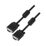 Aisens A113 – 0071 – 1,8 m (SVGA-kabel met ferriet voor monitor, tv en projector) zwart