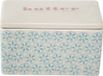 Bloomingville Patrizia botervlootje, blauw, keramiek, 0.25 l