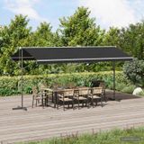 Maison Exclusive - Parasol autoportant, 500x300 cm, anthracite
