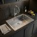 Pure.Sink Spoelbak 55x40 cm RVS onderbouw, vlakinbouw en opbouw PLX5540-02
