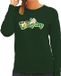 Bellatio Decorations Shoppartners Bv St. Patricks Day Sweater Groen voor Dames - Its Your Lucky Day - Ierse Feest Kleding / Trui/ Outfit/ Kostuum XS