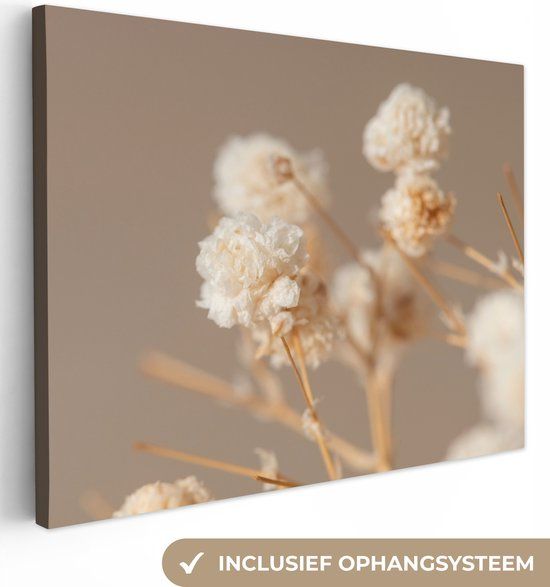 OneMillionCanvasses Canvas schilderij 160x120 cm - Bloemen - Multicolor