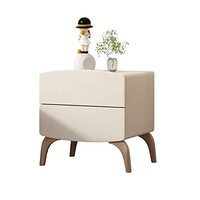 SISWIM Nachtkastje Houten Nachtkastje Creme Stijl Artistiek Design Nachtkastje for kinderen Zijtafel (Color : A, Size : 40x40x49cm)