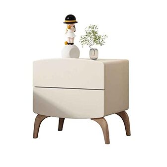 SISWIM Nachtkastje Houten Nachtkastje Creme Stijl Artistiek Design Nachtkastje for kinderen Zijtafel (Color : A, Size : 40x40x49cm)