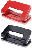 Koopman Perforator Klein 2-gaats — Rood, compact bureauperforator
