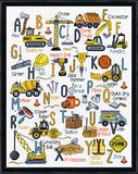 Design Works Counted Cross Stitch Kit 12"X16"-Construction ABC (14 Count)