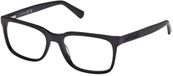 Guess GU50187 Rechthoekig Volledig omrand Acetaat Zwart 54 mm
