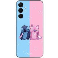 Schattig Stitch Engeltje Blauw Roze Hoesje voor Samsung Galaxy A15