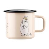 Muurla Taisse en émail Snorkmaiden Rétro 37 cl Beige