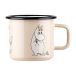 Muurla Taisse en émail Snorkmaiden Rétro 37 cl Beige