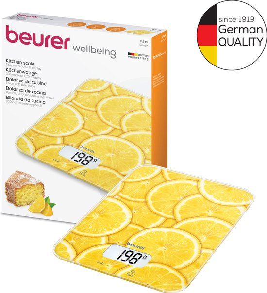 Beurer KS 19 Lemon Keukenweegschaal