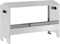 Kippen voederbak Argent 81 x 32 x 53,5 cm Acier galvanisé