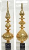 Decoris Piek glas d9h35 cm lichtgoud