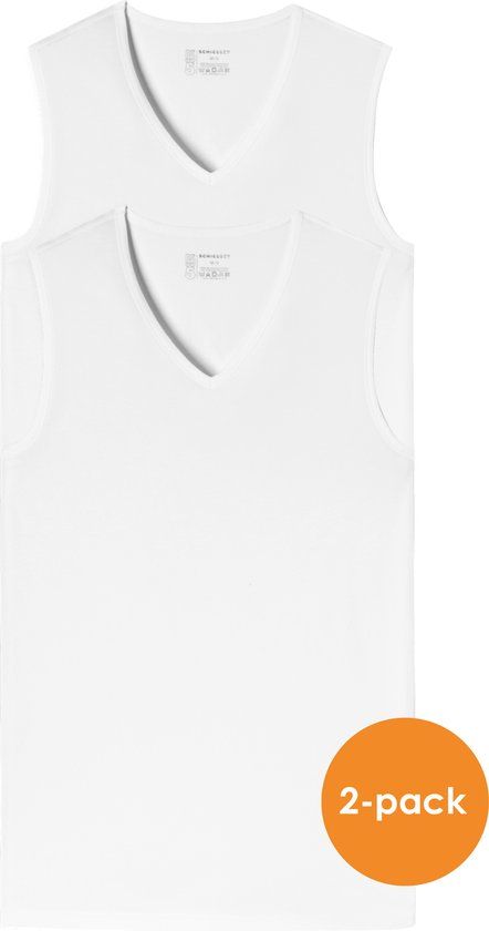 Schiesser 95/5 Organic Tank Top (2-pack) - White - Size L
