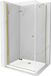 Mexen Lima cabine de douche pliable 70 x 80 cm, transparent, or + receveur de douche plat