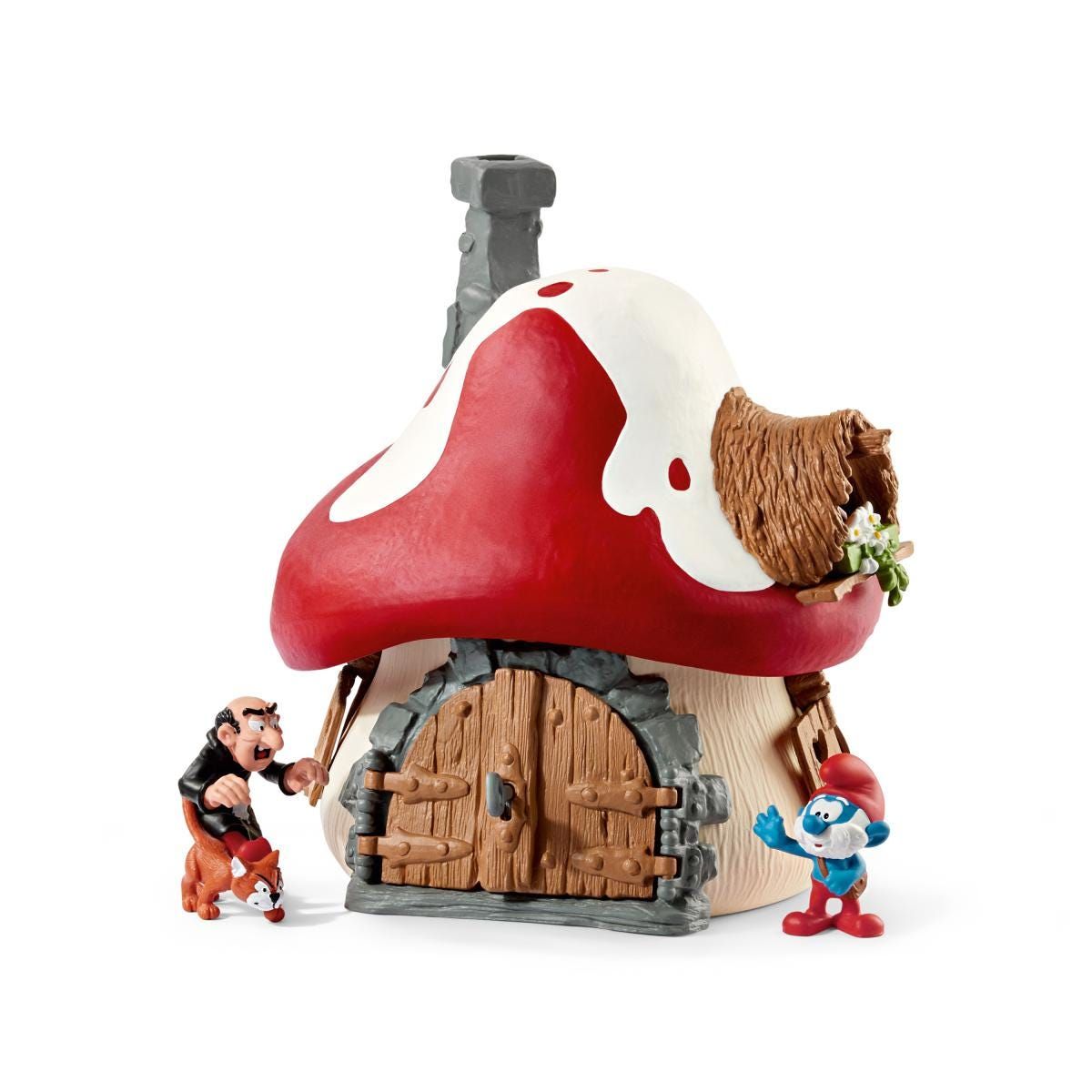 Schleich De Smurfen Smurfenhuis met 2 figuren - Kinderspeelgoed