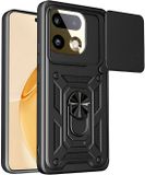 Techsuit Hoesje geschikt voor Realme 16 Pro Plus - Camshield Back Cover - Zwart