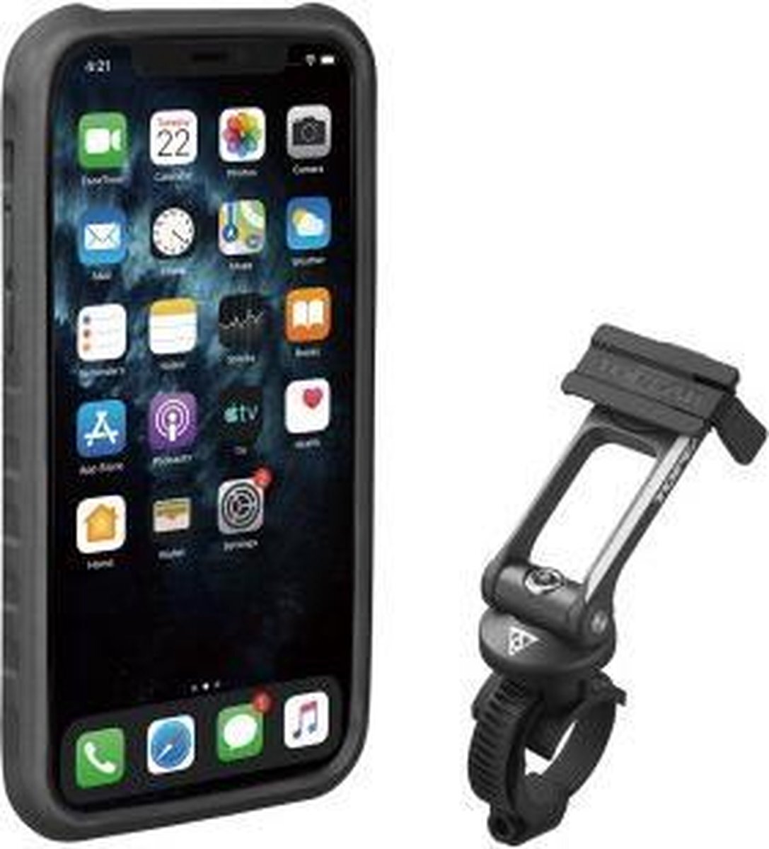 Topeak RideCase iPhone 11 Pro - zwart/grijs - compleet