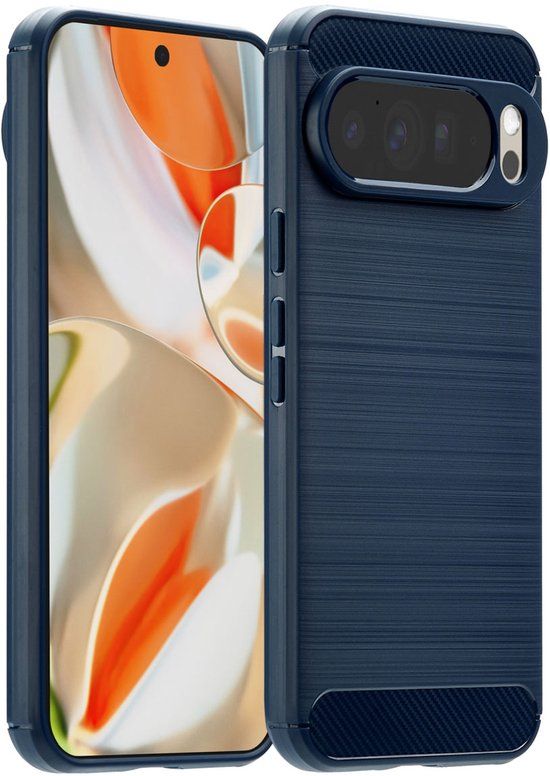 imoshion Hoesje - Geschikt voor Google Pixel 10 Pro XL - Brushed Backcover - Donkerblauw
